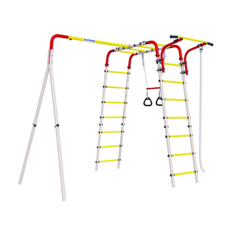 Детский спортивный комплекс для дачи ROMANA Веселая лужайка - 2 NEW - Распродажа!