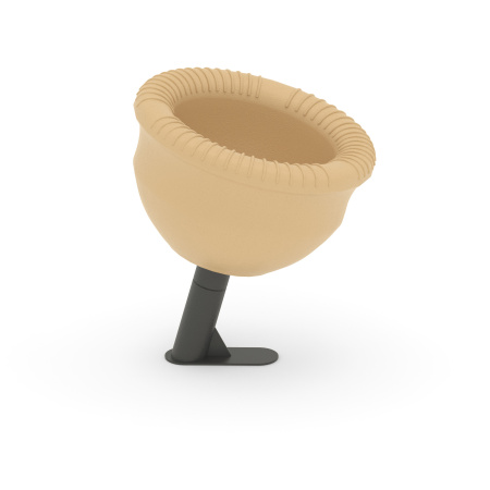 Карусель вертушка-чаша Romana 108.61.00 (бежевый/черный) (бетонирование)