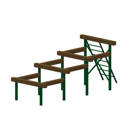 Разрушенная лестница Романа 206.07.03 (стандартный) (бетонирование)