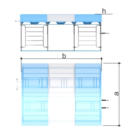 Теневой навес на раме Романа 301.37.01