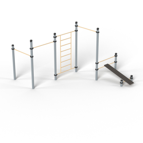 Спортивное оборудование Романа 501.08.01 (бежевый/серый) (бетонирование)