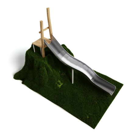 Горка с деревянным порталом ELMAF 314641