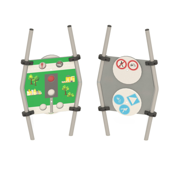 Бизиборд Romana 057.68.00 (зеленый/серый) (бетонирование)