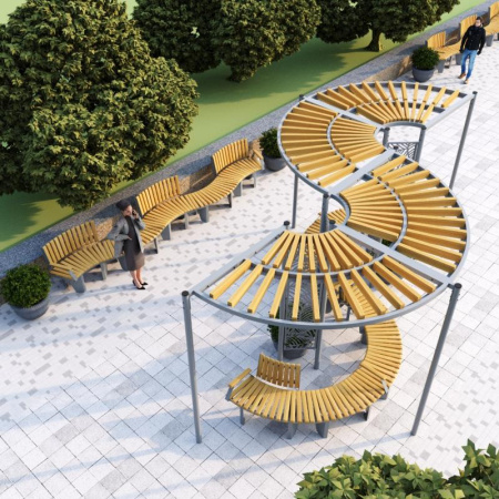 Скамья Меридиан 5 в Ставрополе ВИНКО