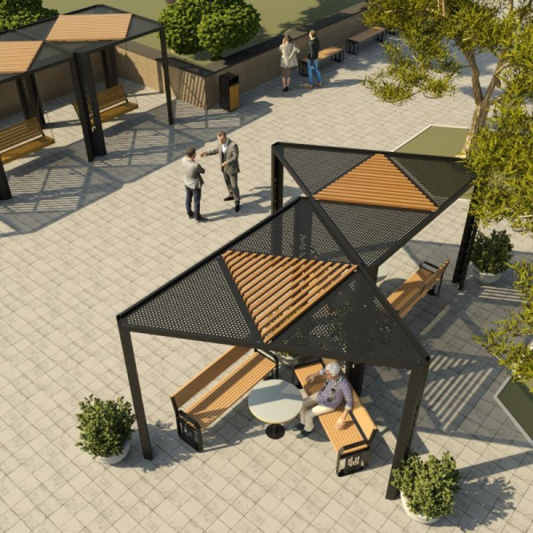 Навес "Акварель" Тип 3