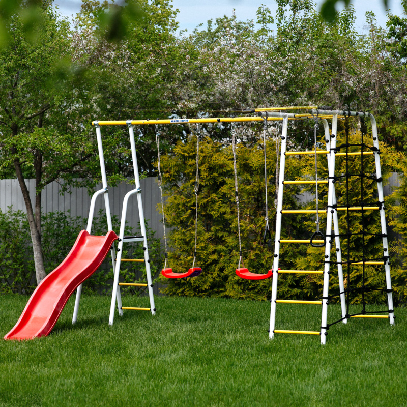 Детский спортивный комплекс для дачи ROMANA Богатырь Плюс 2 в Ставрополе ВИНКО