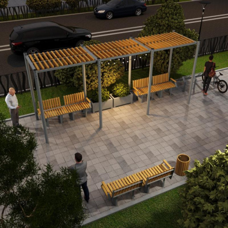 Навес "Меридиан" Тип 1