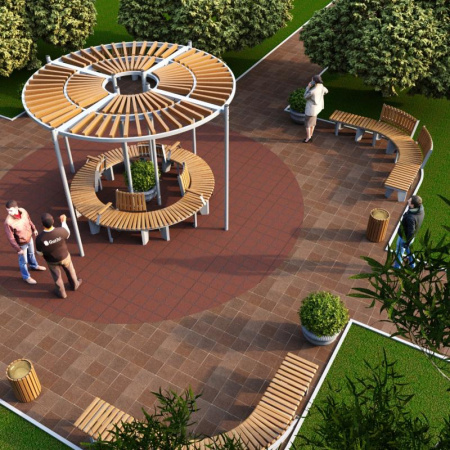 Скамья Меридиан 4 в Ставрополе ВИНКО