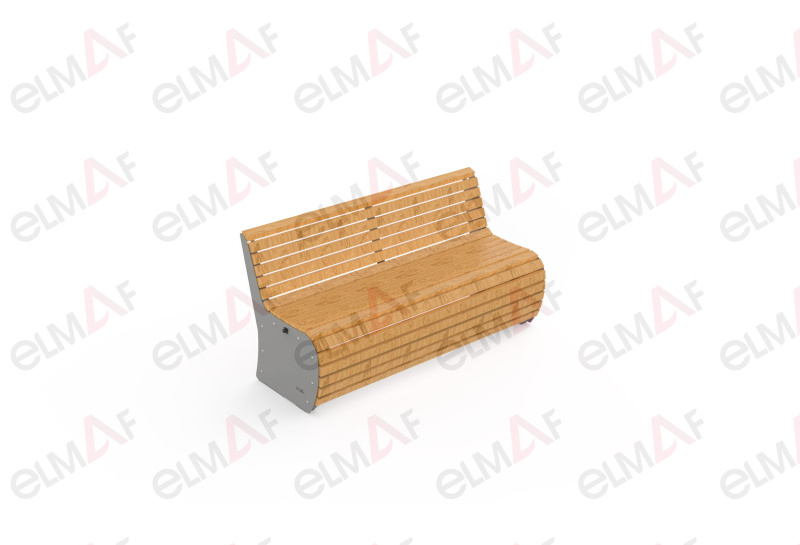 Скамейка со спинкой и USB зарядкой ELMAF 92009 в Ставрополе ВИНКО
