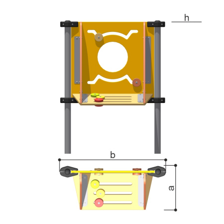 Бизиборд Romana 057.51.00 в Ставрополе ВИНКО