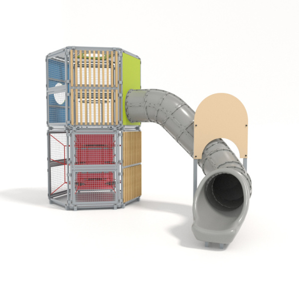 Комплекс игровой детский 127.11.00 (цвет 1) (бетонирование)