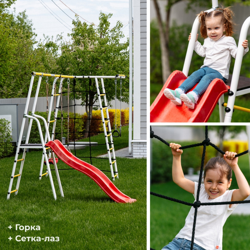 Детский спортивный комплекс для дачи ROMANA Богатырь Плюс 2 в Ставрополе ВИНКО