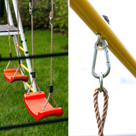 Детский спортивный комплекс для дачи ROMANA Богатырь Плюс 2 в Ставрополе ВИНКО