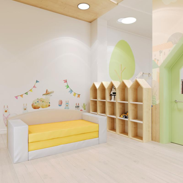 Мягкая мебель для детского сада Romana "Сборные элементы"