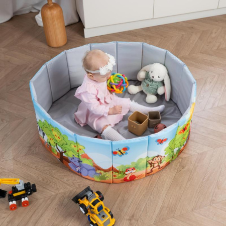 Игрушка Детский сухой бассейн TM Romana Мир приключений Сафари складной