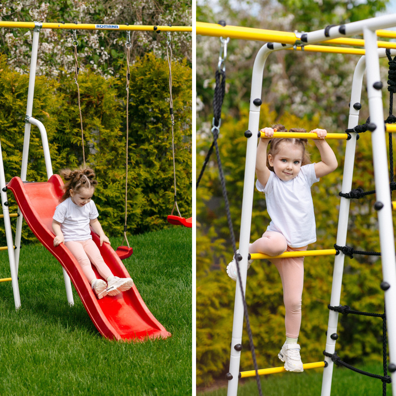 Детский спортивный комплекс для дачи ROMANA Богатырь Плюс 2 в Ставрополе ВИНКО